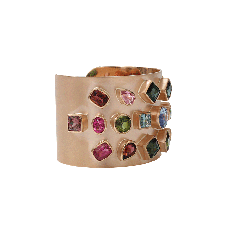 IRENE NEUWIRTH JEWELRY-Tourmaline Cuff-ROSE GOLD