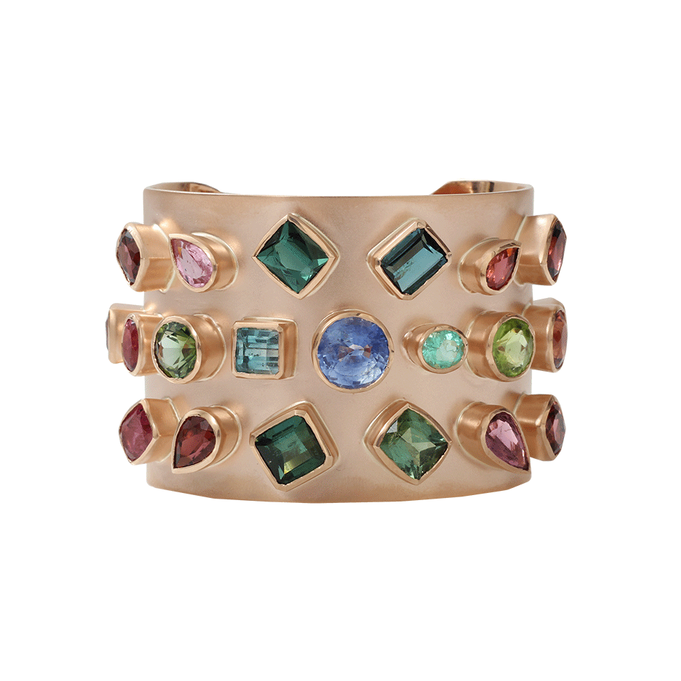 IRENE NEUWIRTH JEWELRY-Tourmaline Cuff-ROSE GOLD