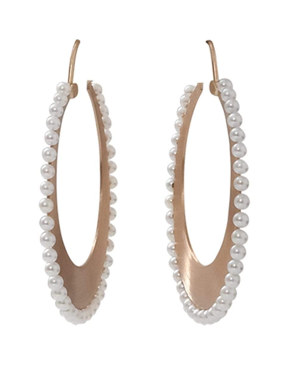 IRENE NEUWIRTH JEWELRY-Akoya Pearl Hoops-ROSE GOLD
