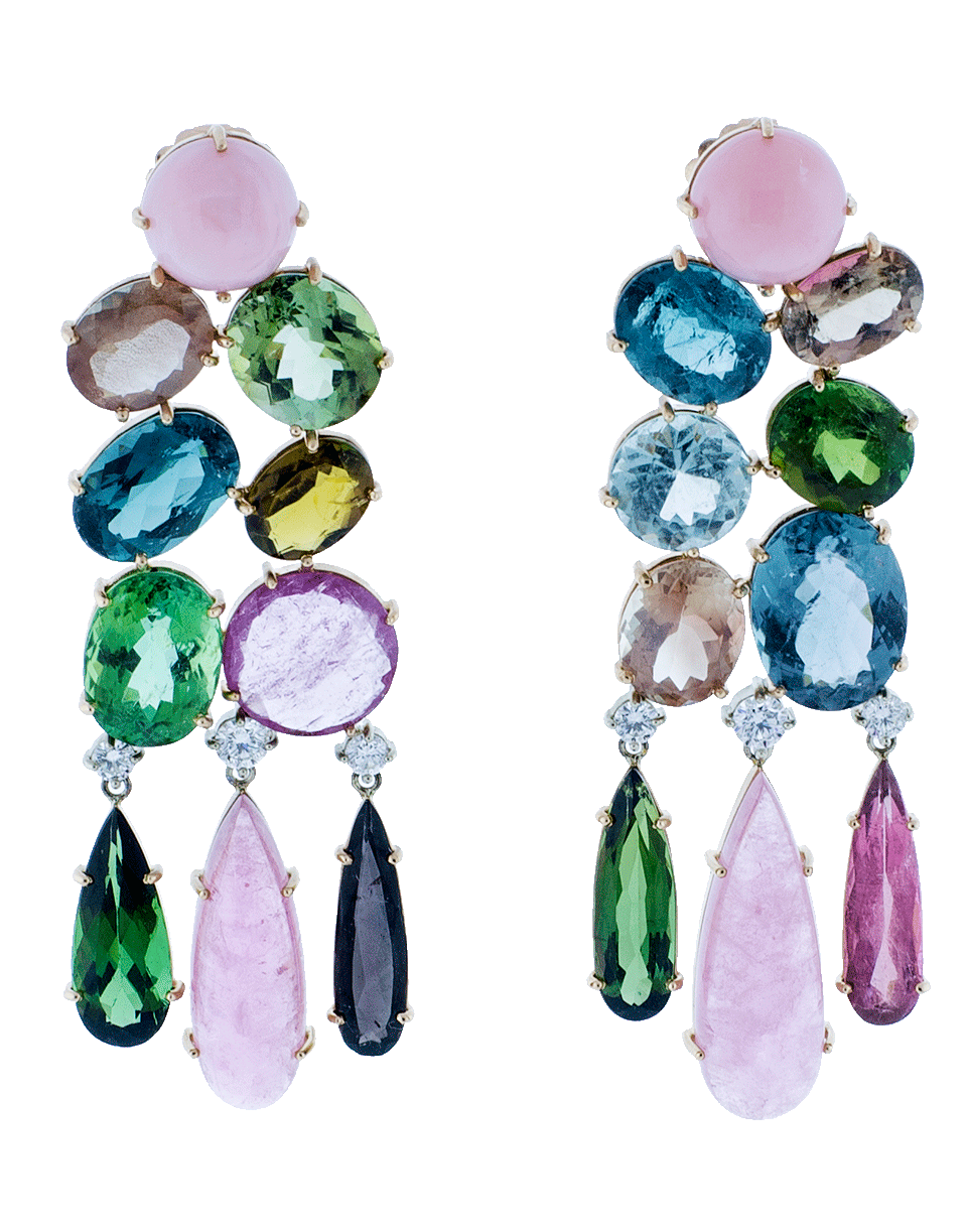 IRENE NEUWIRTH JEWELRY-Chandelier Earrings-ROSE GOLD