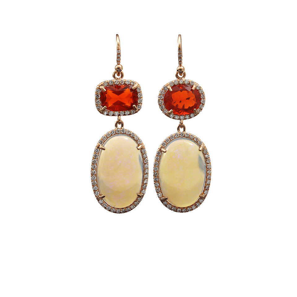 IRENE NEUWIRTH JEWELRY-Crystal Opal Earrings-ROSE GOLD