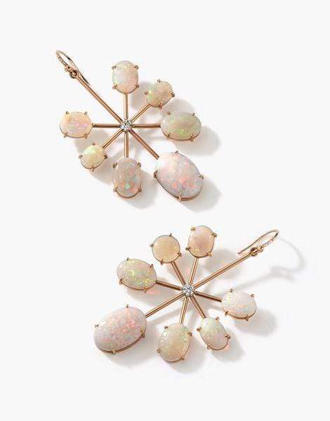 IRENE NEUWIRTH JEWELRY-Gemmy Gem Opal and Diamond Earrings-ROSE GOLD