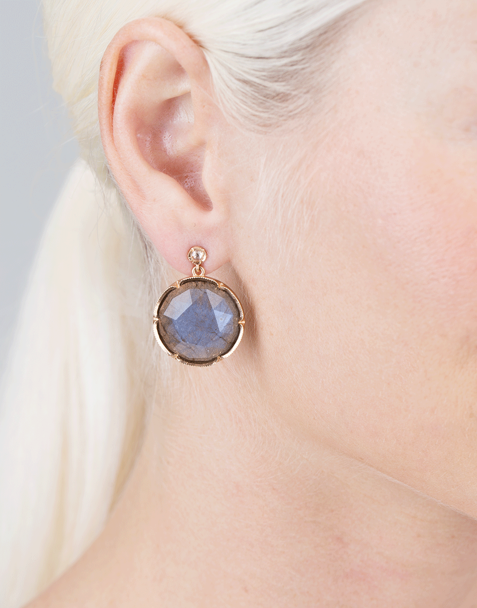 IRENE NEUWIRTH JEWELRY-Labradorite Drop Earrings-ROSE GOLD