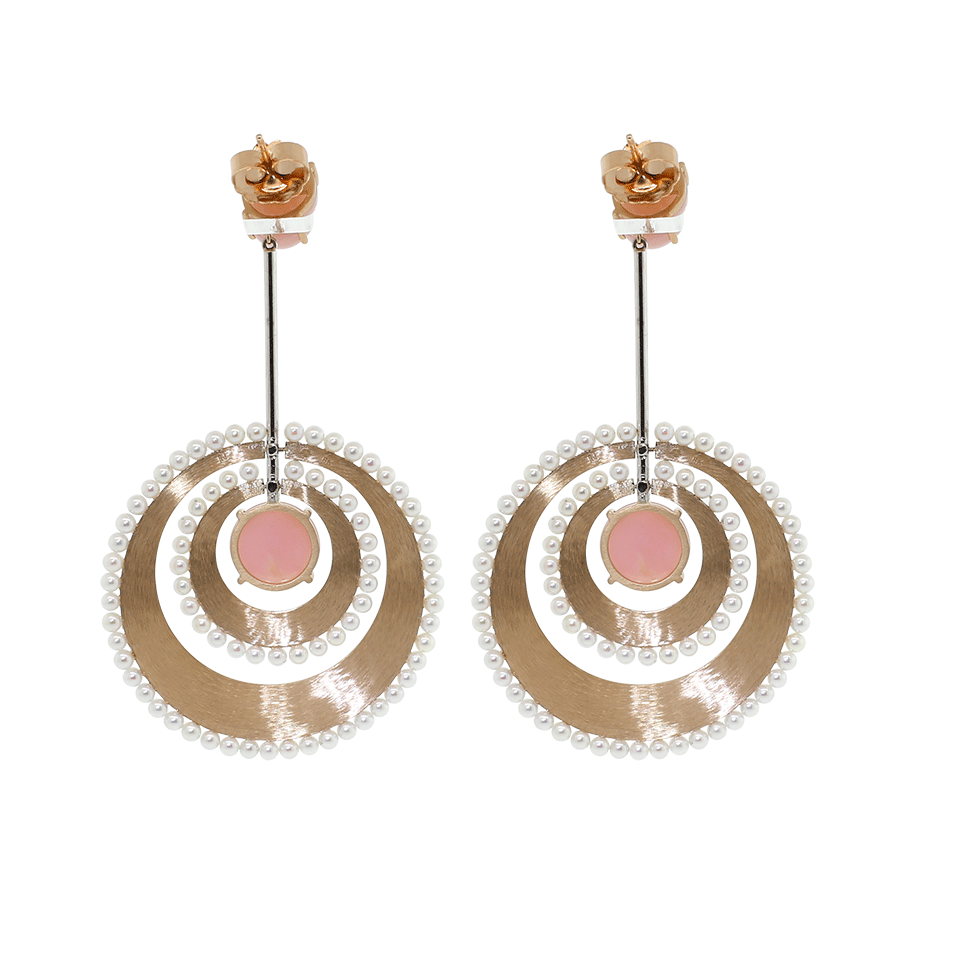 IRENE NEUWIRTH JEWELRY-Pink Opal Earrings-ROSE GOLD