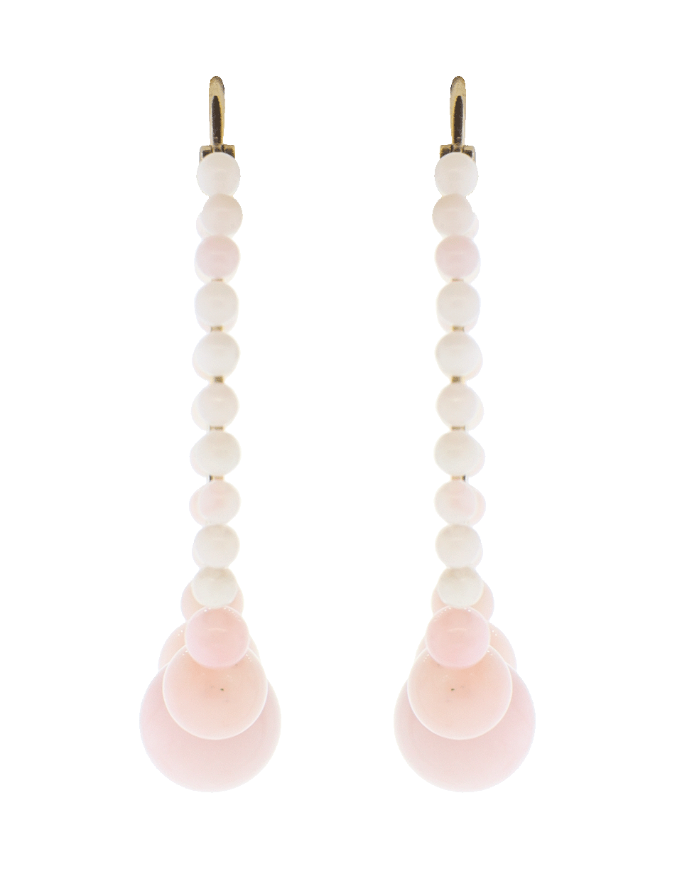 IRENE NEUWIRTH JEWELRY-Pink Opal Hoops-ROSE GOLD