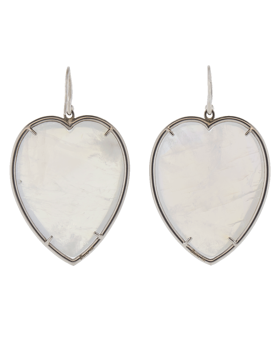 IRENE NEUWIRTH JEWELRY-Rainbow Moonstone Heart Earrings-WHITE GOLD
