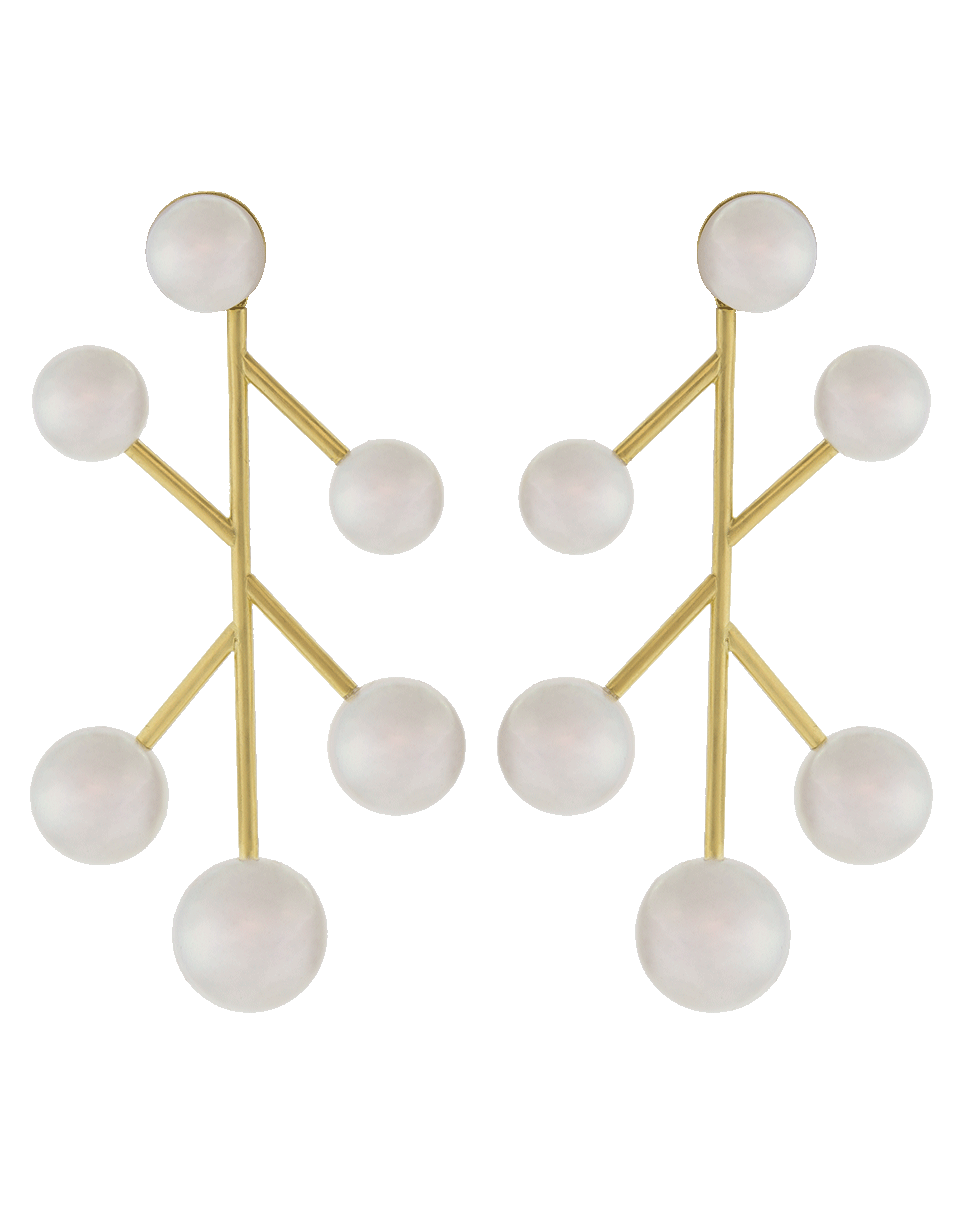 IRENE NEUWIRTH JEWELRY-Akoya And South Sea Pearl Earrings-YELLOW GOLD