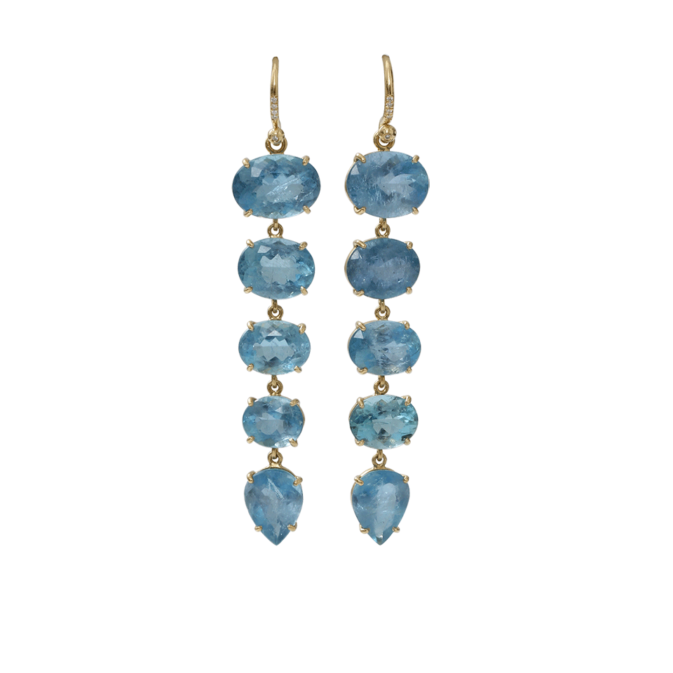 IRENE NEUWIRTH JEWELRY-Fine Aquamarine Drop Earrings-YELLOW GOLD
