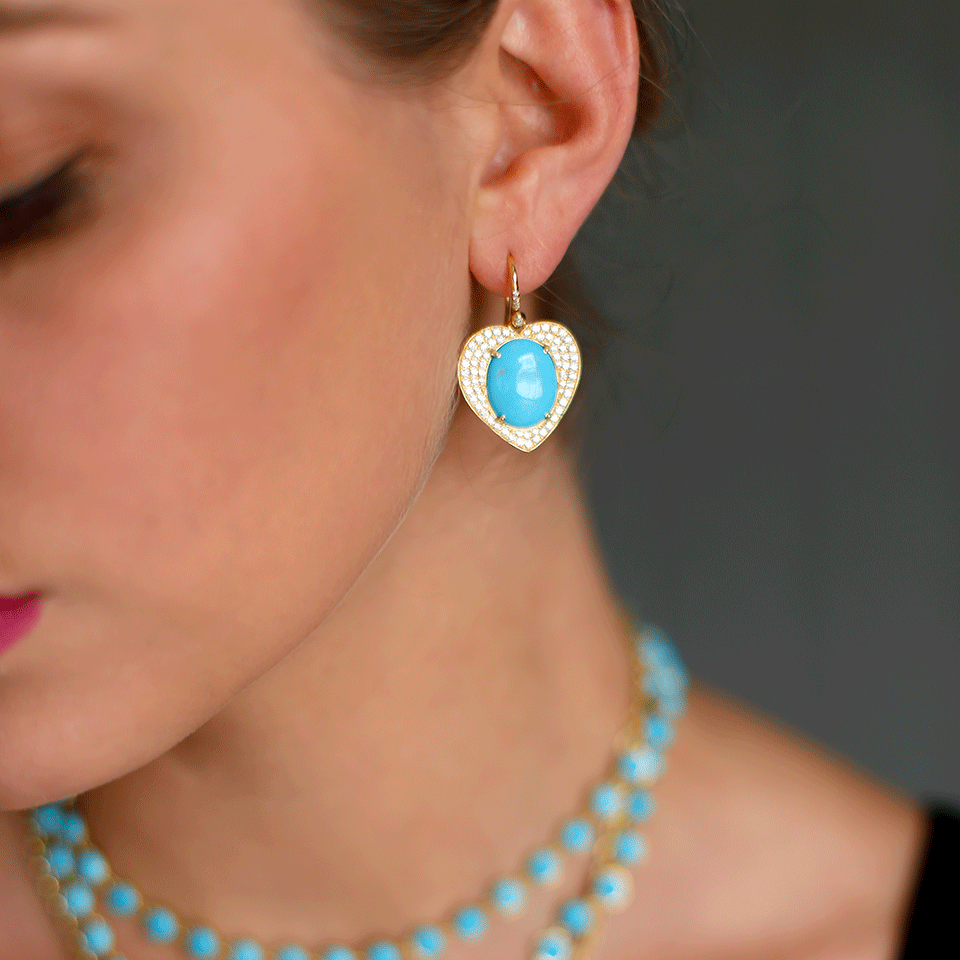 IRENE NEUWIRTH JEWELRY-Limited Edition Heart Earrings-YELLOW GOLD