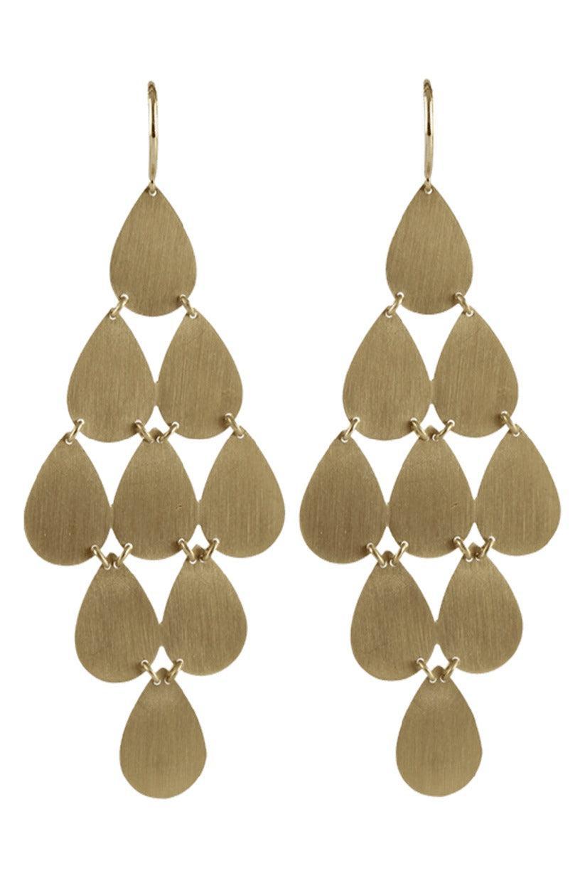 Nine-Drop Chandelier Earrings-ROSE GOLD-JEWELRYFINE JEWELEARRING-IRENE NEUWIRTH JEWELRY