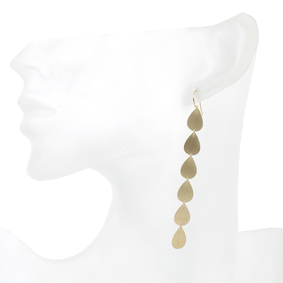IRENE NEUWIRTH JEWELRY-Six Teardrop Earrings-YELLOW GOLD