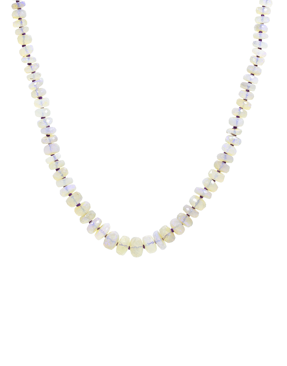 IRENE NEUWIRTH JEWELRY-Faceted Opal Necklace-ROSE GOLD