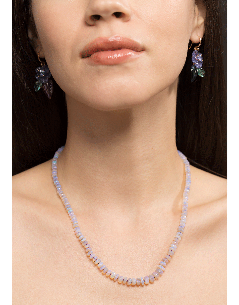 IRENE NEUWIRTH JEWELRY-Faceted Opal Necklace-ROSE GOLD