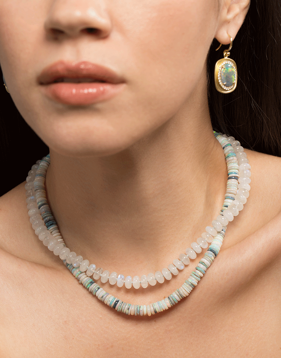 IRENE NEUWIRTH JEWELRY-Faceted Opal Necklace-ROSE GOLD