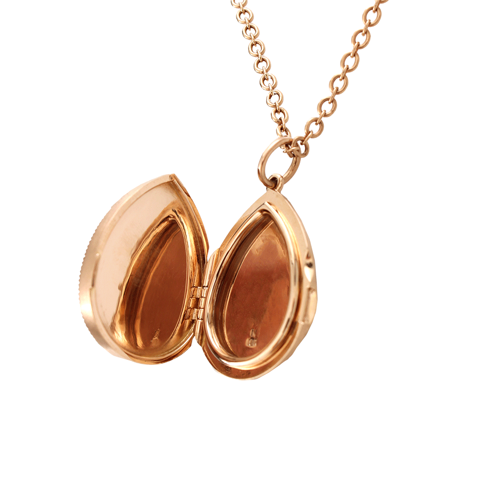 IRENE NEUWIRTH JEWELRY-Rose Cut Rainbow Moonstone Locket Necklace-ROSE GOLD