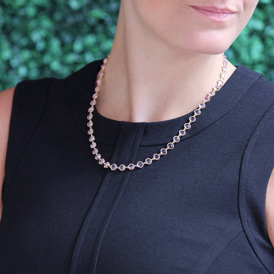 IRENE NEUWIRTH JEWELRY-Rose Cut Rose De France Necklace-ROSE GOLD