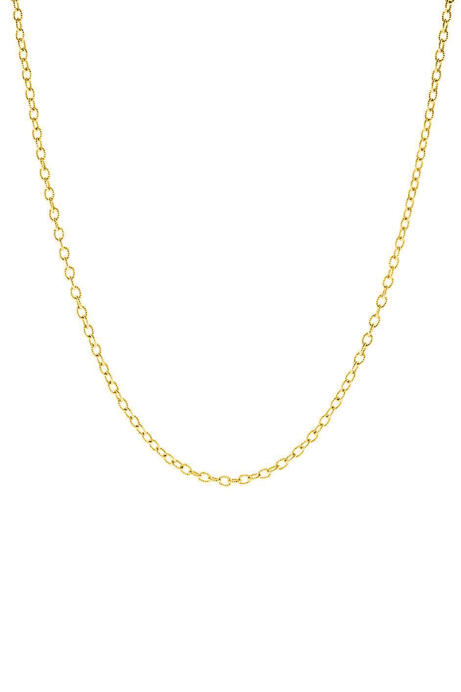 Tiny Oval Link Chain-ROSE GOLD-JEWELRYFINE JEWELNECKLACE O-IRENE NEUWIRTH JEWELRY