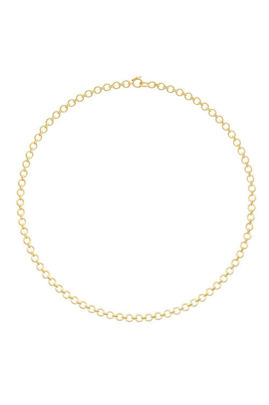 Round Link Chain Necklace-YELLOW GOLD-18-JEWELRYFINE JEWELNECKLACE O-IRENE NEUWIRTH JEWELRY