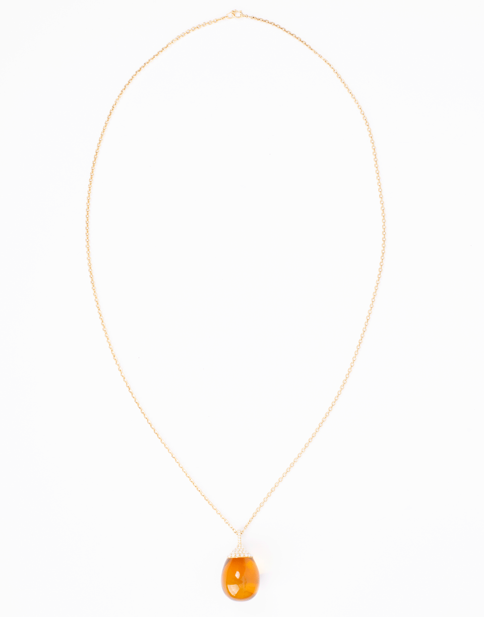 IRENE NEUWIRTH JEWELRY-Amber Akoya Pearl Necklace-YELLOW GOLD