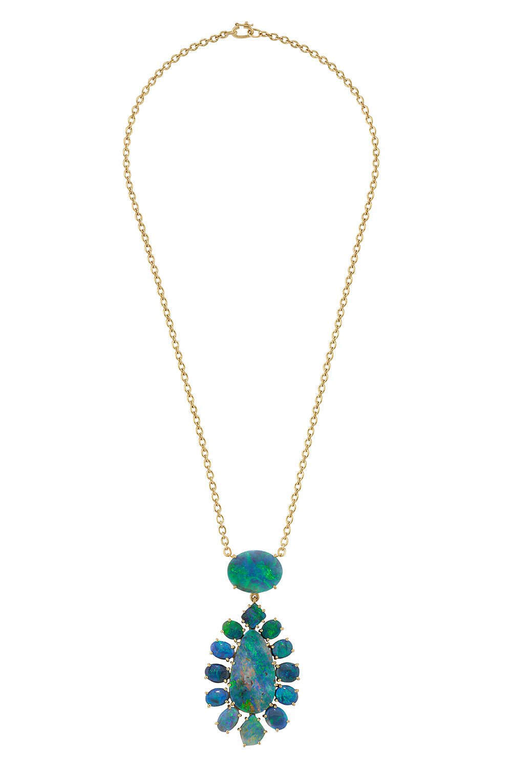 IRENE NEUWIRTH JEWELRY-Boulder Opal Necklace-YELLOW GOLD