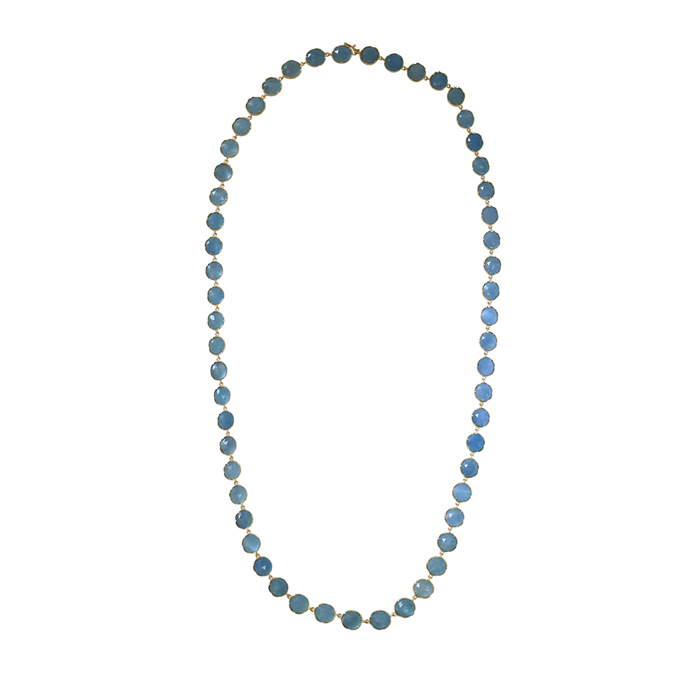 IRENE NEUWIRTH JEWELRY-Fine Aquamarine Necklace-YELLOW GOLD