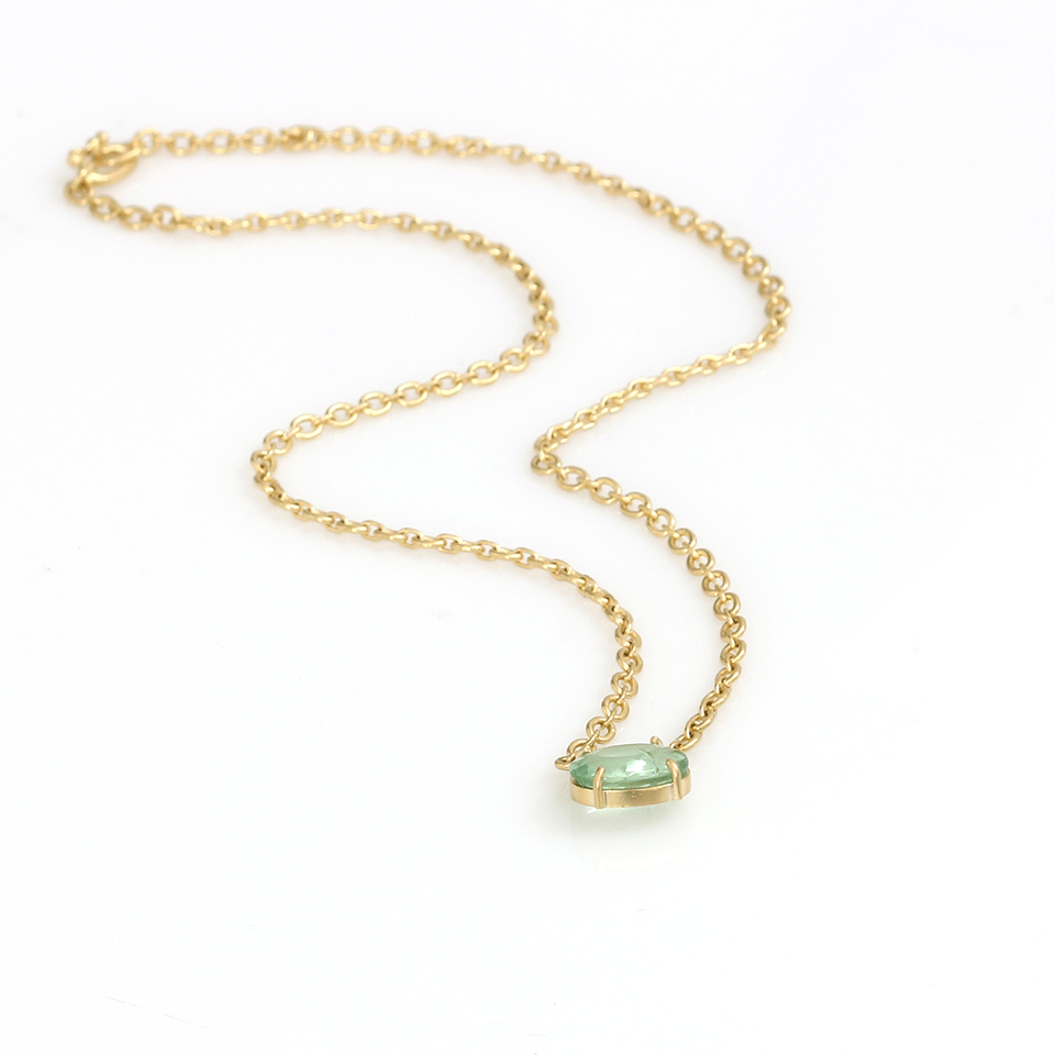 IRENE NEUWIRTH JEWELRY-Limited Edition Green Tourmaline Necklace-YELLOW GOLD