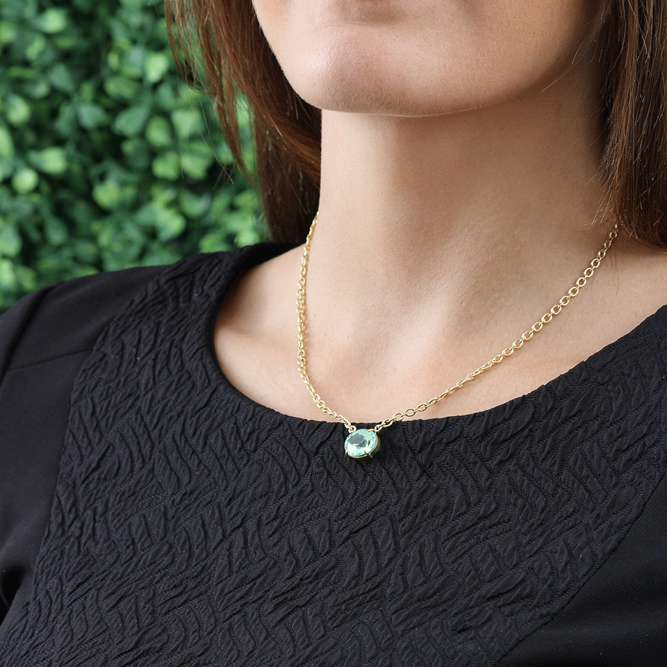 IRENE NEUWIRTH JEWELRY-Limited Edition Green Tourmaline Necklace-YELLOW GOLD