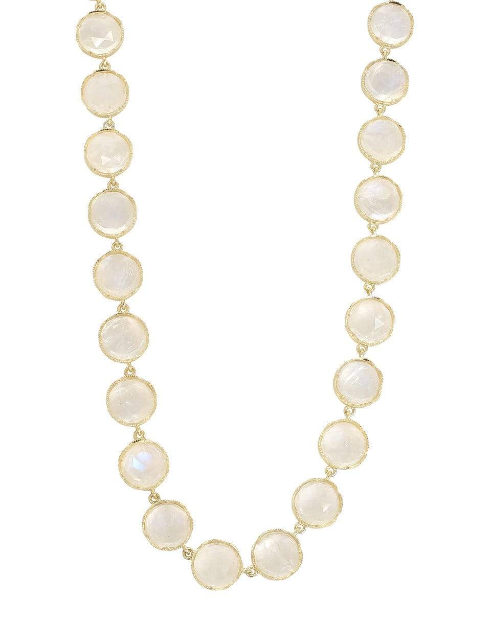 IRENE NEUWIRTH JEWELRY-Rainbow Moonstone Necklace-YELLOW GOLD
