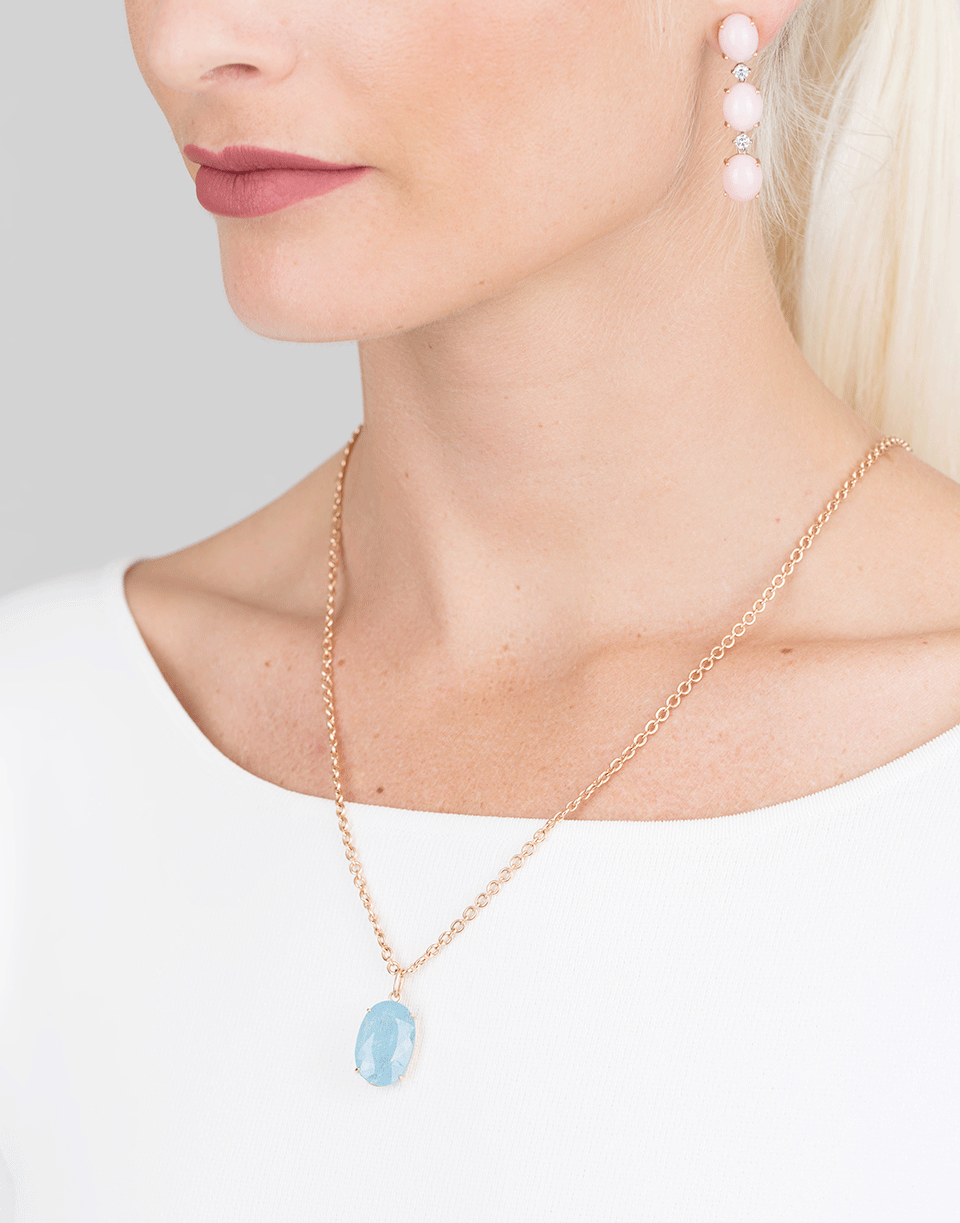 IRENE NEUWIRTH JEWELRY-Fine Aquamarine Charm-ROSE GOLD