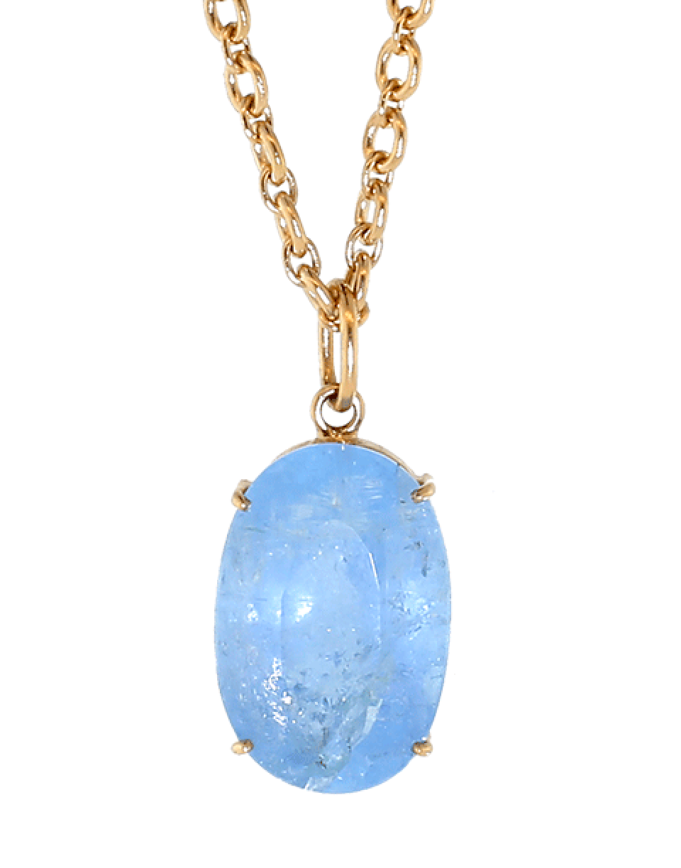 IRENE NEUWIRTH JEWELRY-Fine Aquamarine Charm-ROSE GOLD