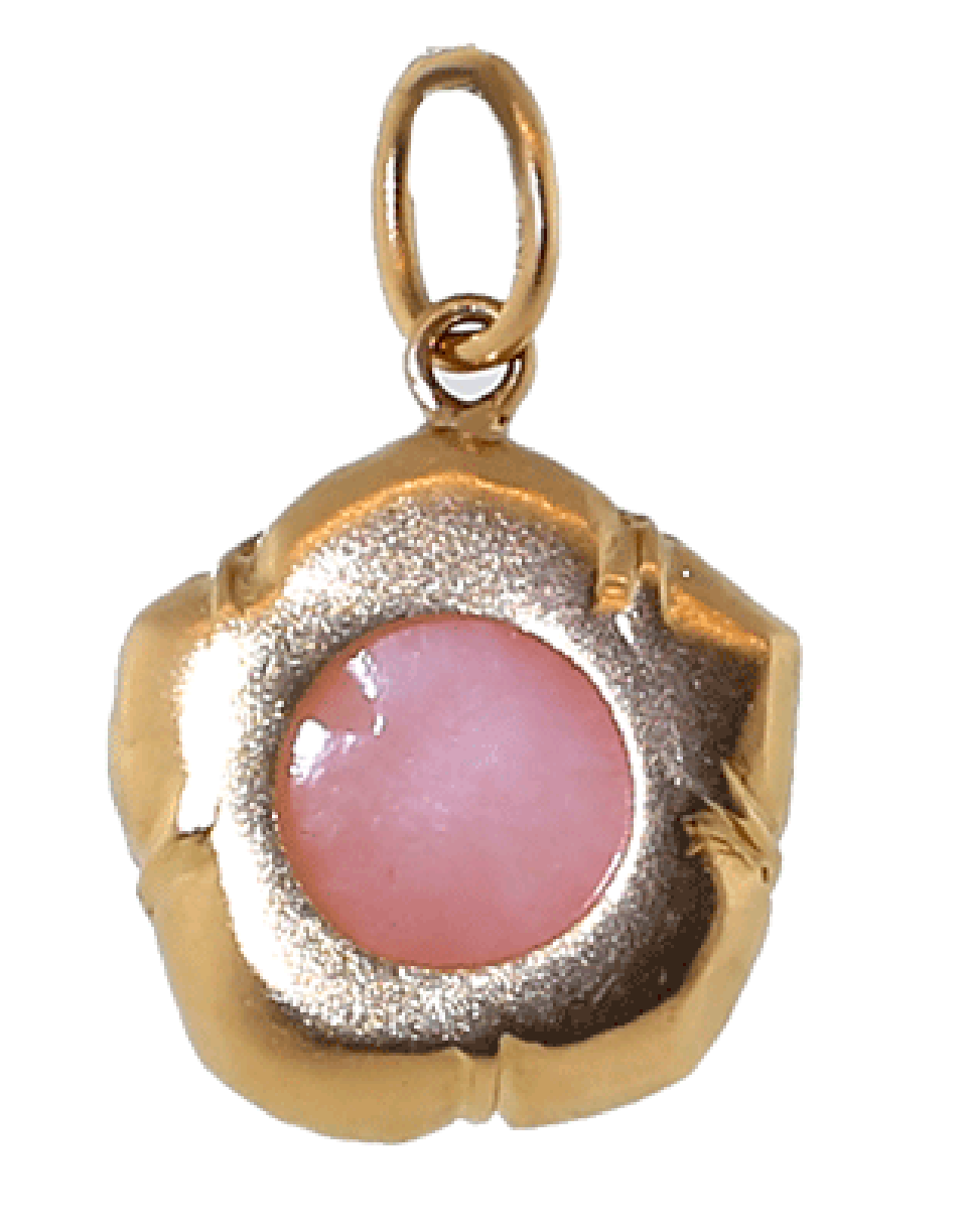 IRENE NEUWIRTH JEWELRY-Pink Opal Flower Pendant-ROSE GOLD