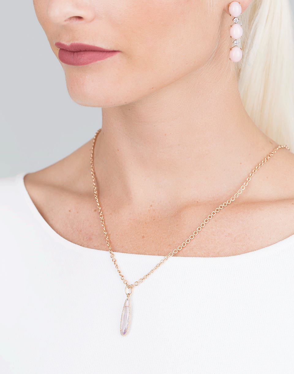 IRENE NEUWIRTH JEWELRY-Rose De France Pendant-ROSE GOLD