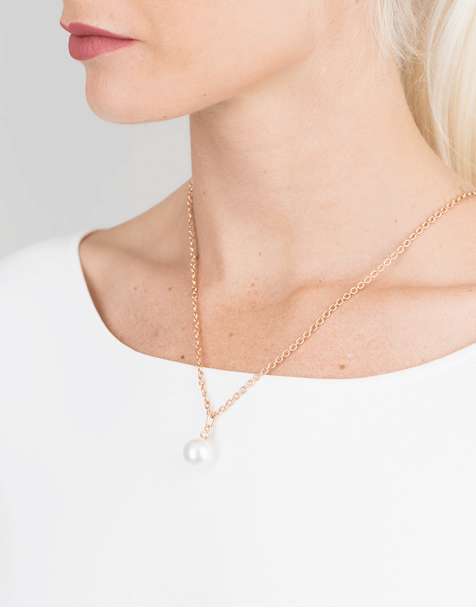IRENE NEUWIRTH JEWELRY-South Sea Pearl And Diamond Charm-ROSE GOLD