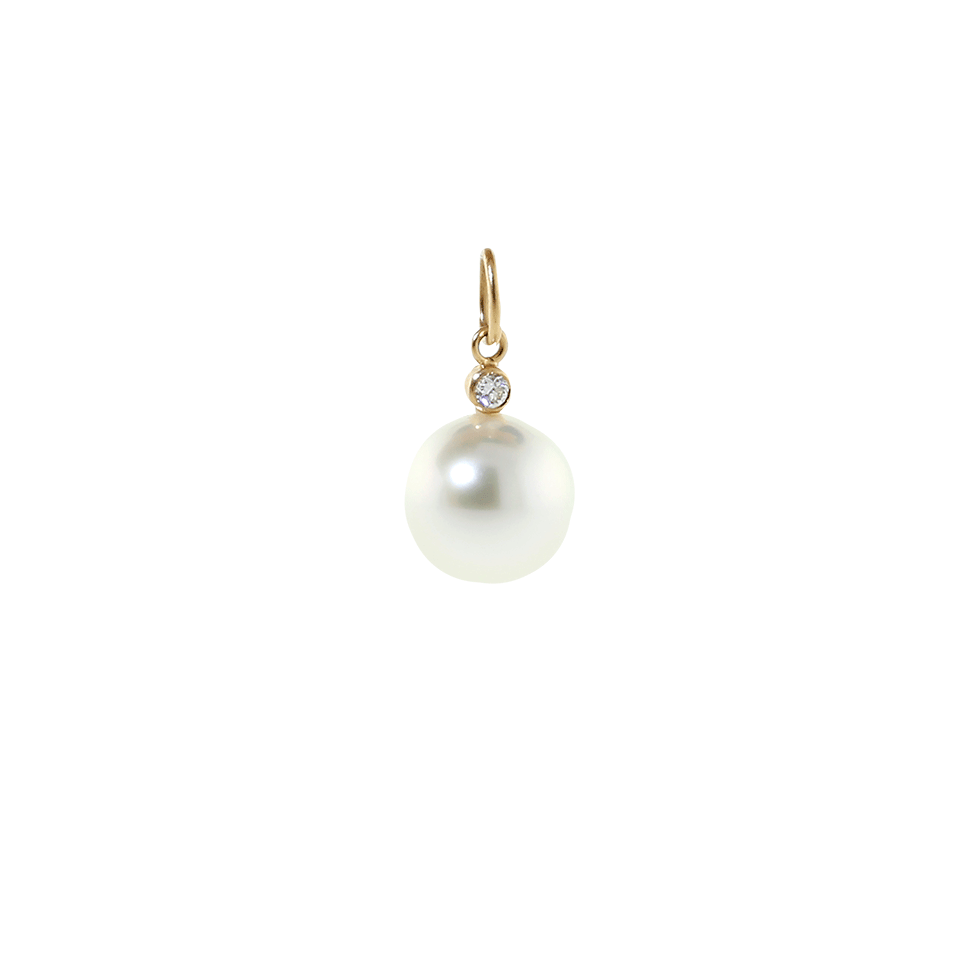 IRENE NEUWIRTH JEWELRY-South Sea Pearl And Diamond Charm-ROSE GOLD