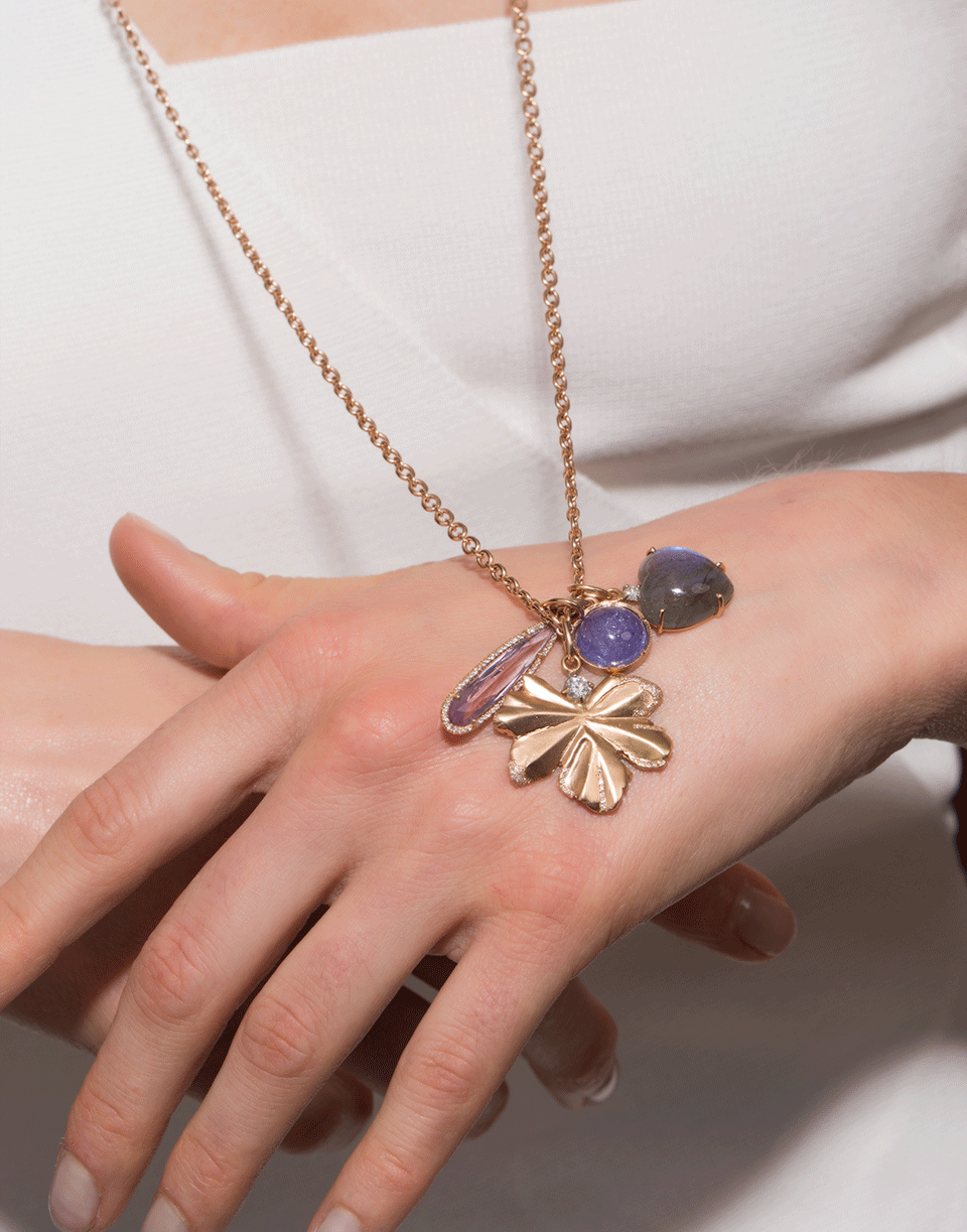 IRENE NEUWIRTH JEWELRY-Tanzanite Pendant-ROSE GOLD