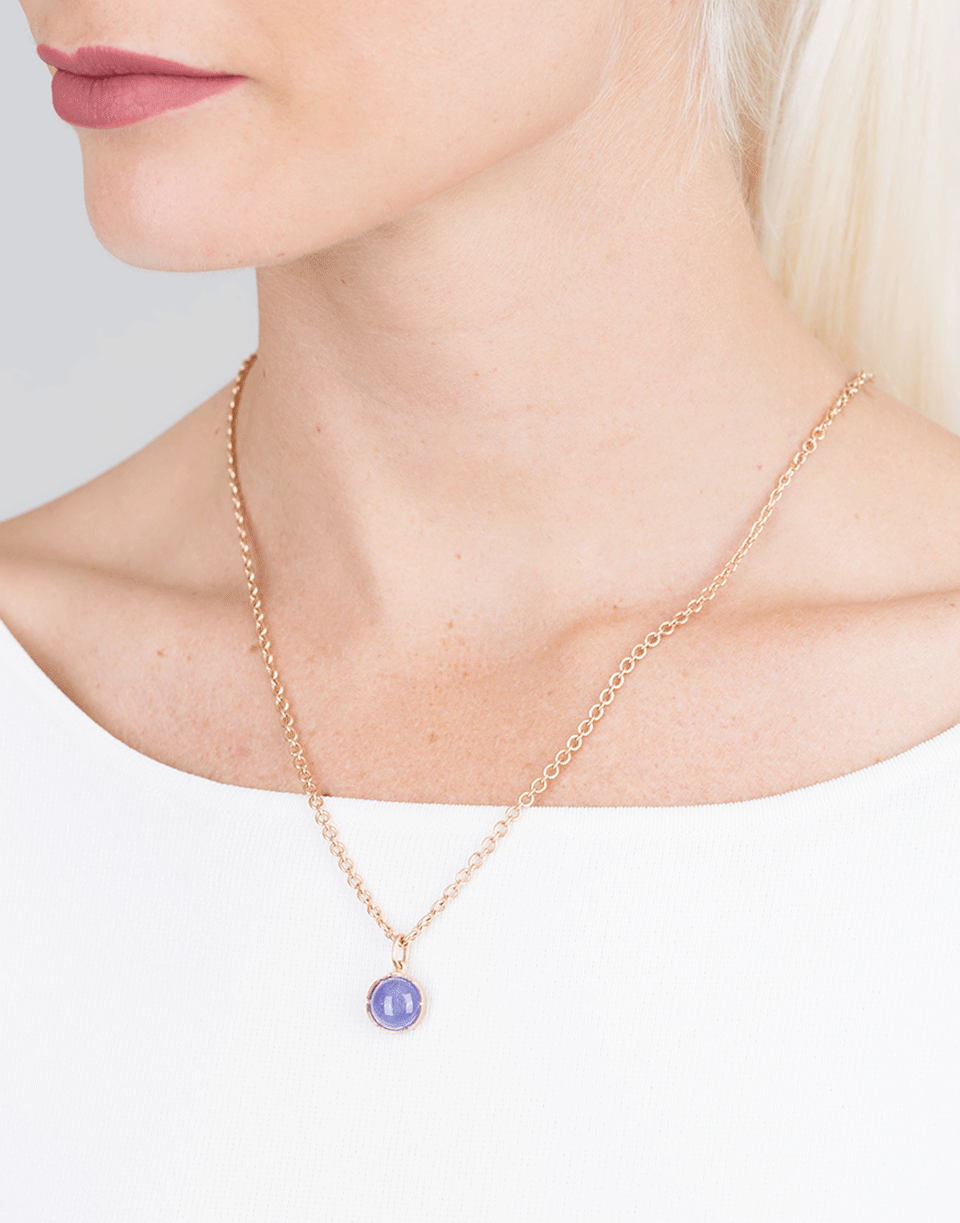 IRENE NEUWIRTH JEWELRY-Tanzanite Pendant-ROSE GOLD