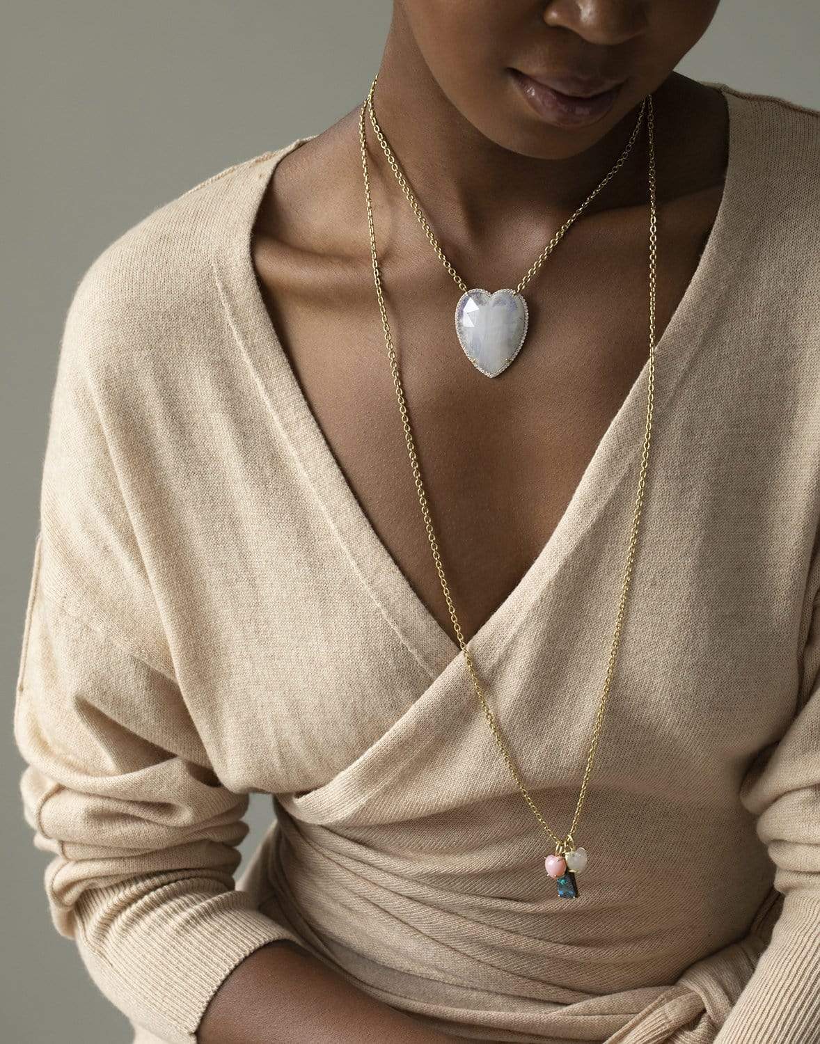 IRENE NEUWIRTH JEWELRY-Boulder Opal Pendant-YELLOW GOLD