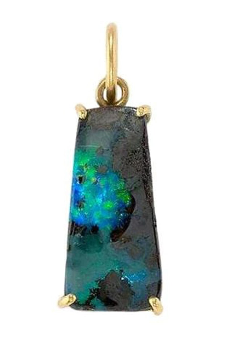 IRENE NEUWIRTH JEWELRY-Boulder Opal Pendant-YELLOW GOLD
