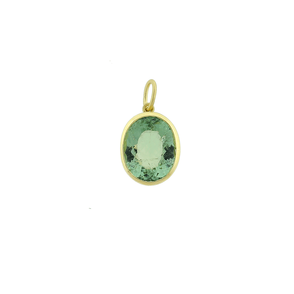 IRENE NEUWIRTH JEWELRY-Green Tourmaline Charm-YELLOW GOLD
