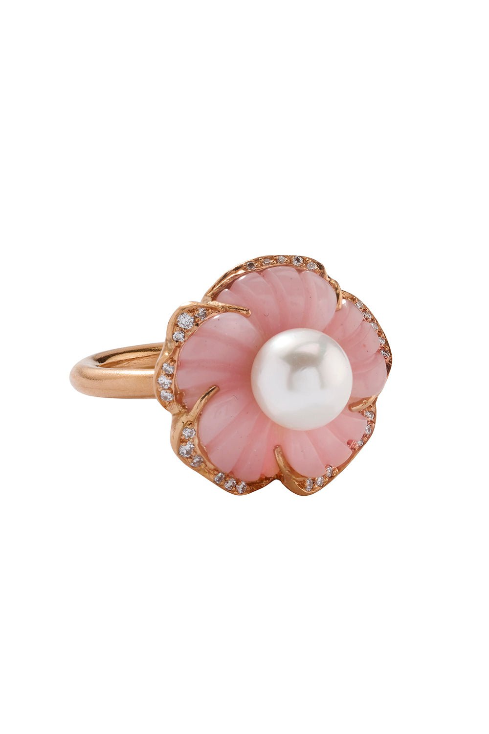 IRENE NEUWIRTH JEWELRY-Tropical Flower Ring-ROSE GOLD