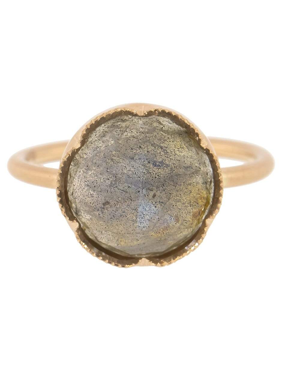 IRENE NEUWIRTH JEWELRY-Rose Cut Labradorite Ring-ROSE GOLD