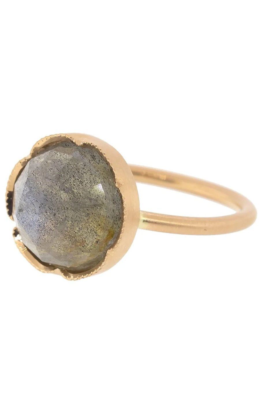 IRENE NEUWIRTH JEWELRY-Rose Cut Labradorite Ring-ROSE GOLD