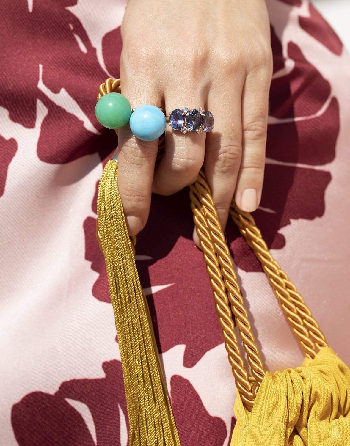 IRENE NEUWIRTH JEWELRY-Gemmy Gem Tanzanite Ring-ROSE GOLD
