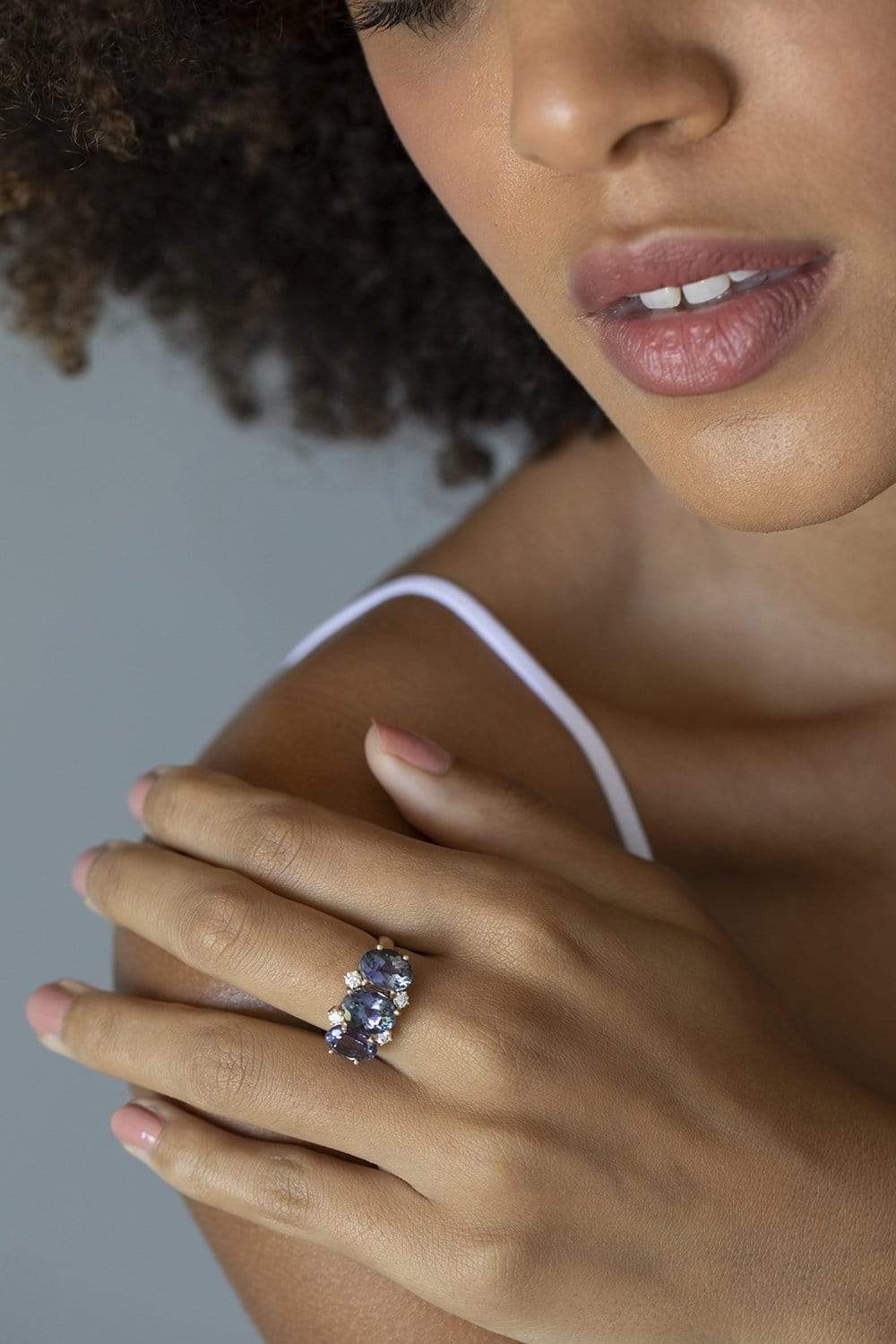 IRENE NEUWIRTH JEWELRY-Gemmy Gem Tanzanite Ring-ROSE GOLD