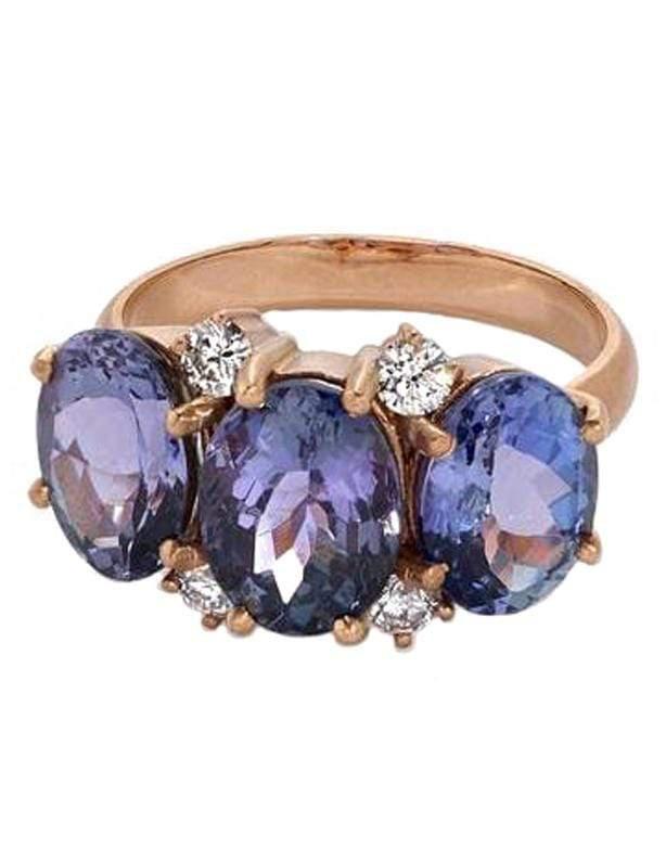 IRENE NEUWIRTH JEWELRY-Gemmy Gem Tanzanite Ring-ROSE GOLD