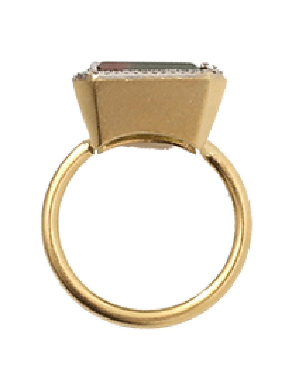 IRENE NEUWIRTH JEWELRY-Watermelon Tourmaline Ring-ROSE GOLD