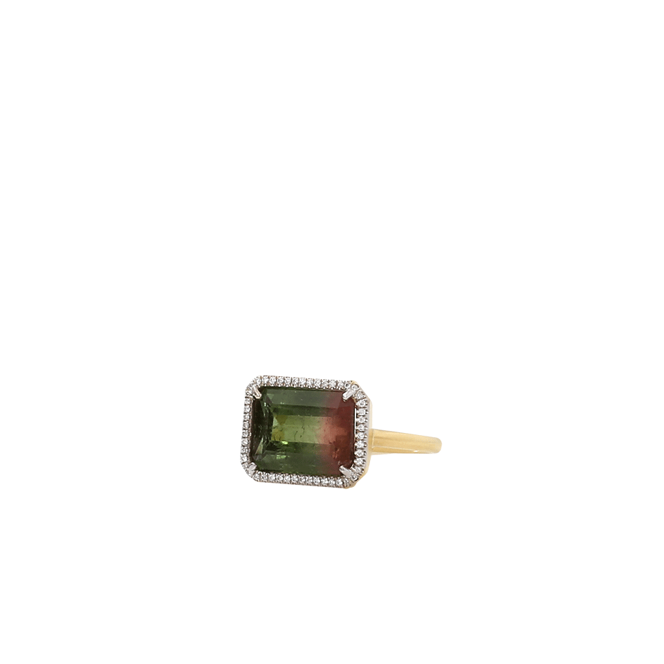 IRENE NEUWIRTH JEWELRY-Watermelon Tourmaline Ring-ROSE GOLD