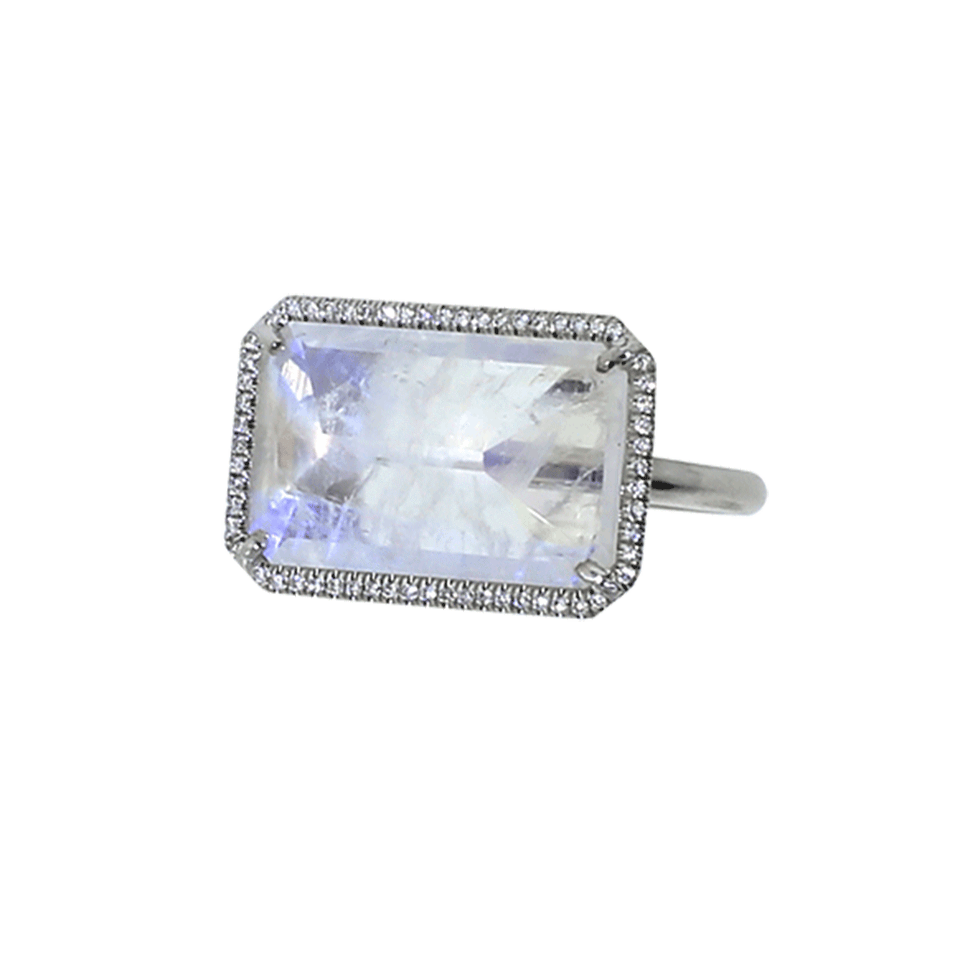 IRENE NEUWIRTH JEWELRY-Rainbow Moonstone Ring-WHITE GOLD