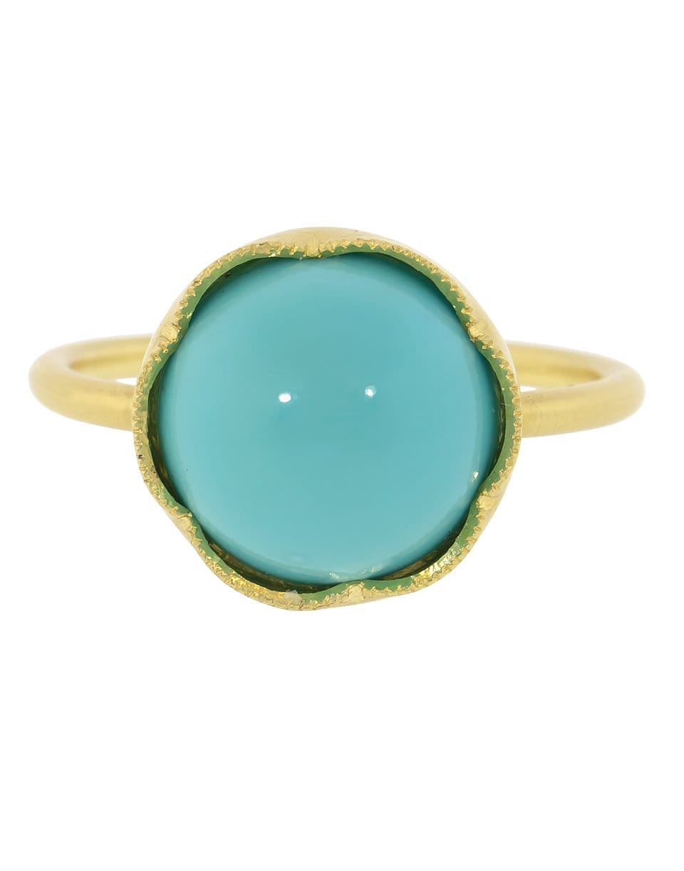 IRENE NEUWIRTH JEWELRY-Kingman Turquoise Ring-YELLOW GOLD