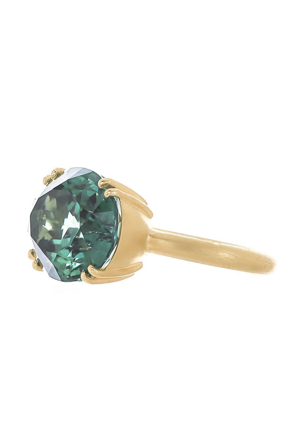 IRENE NEUWIRTH JEWELRY-Gemmy Gem Double Prong Tourmaline Ring-YELLOW GOLD